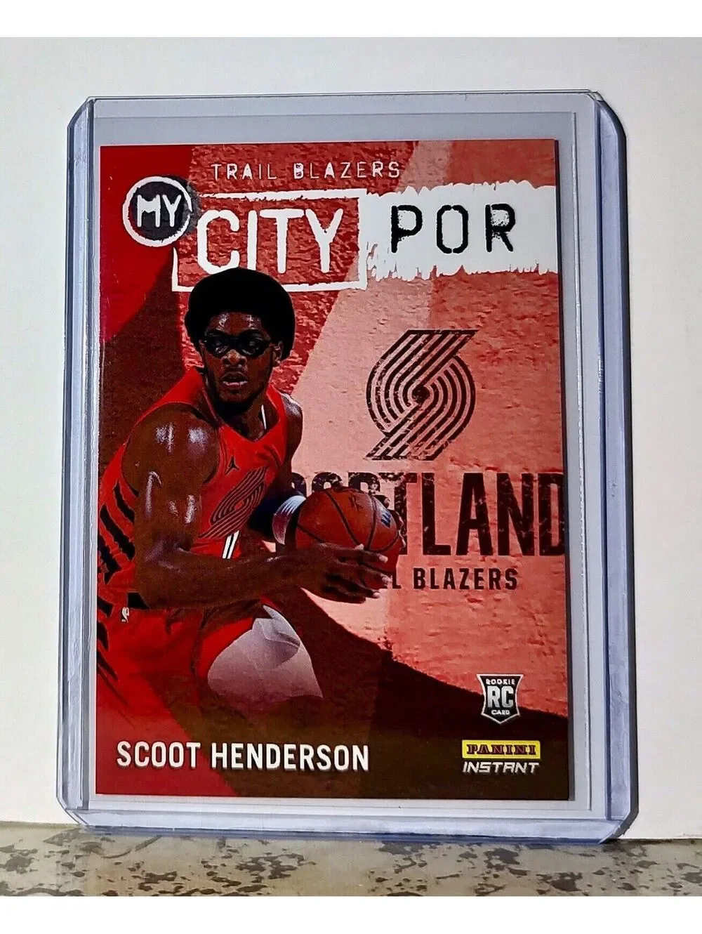 Scoot Henderson 2023-24 Panini NBA #24 MyCity Card Portland Trail Blazers 1/543